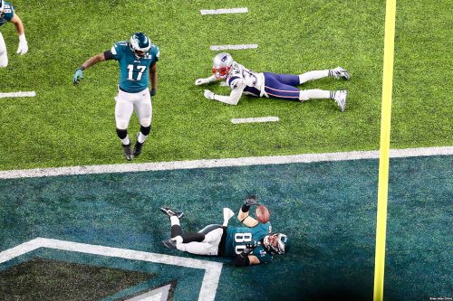 Philadelphia Eagles the Philly Special Super Bowl LII 