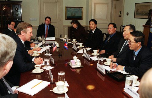 America in talks with North Korea in 2000.
