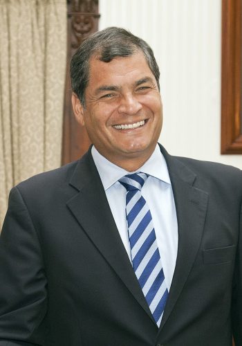 Rafael Correa was president of Ecuador from 2007 to 2017.