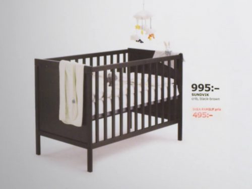 IKEA ad shows special price to pregnant women.