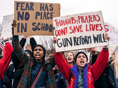 Teen Protest for Gun Safety, Washington DC (February, 2018)