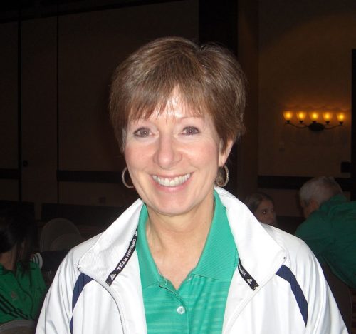 Coach of the Notre Dame Championship Women's Team, Muffet McGraw