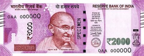 The new Indian 2,000-rupee note has not solved the problem.