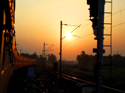 Train in Odisha, India