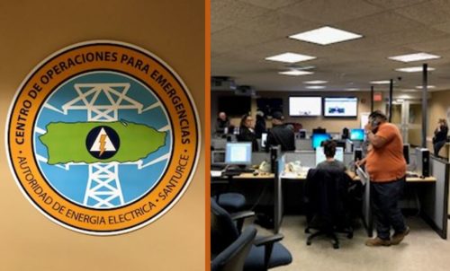 The emergency center of Puerto Rico's electric company.
