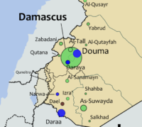 Map showing Douma