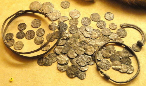 The coins found were like these coins in the Museum of Finland.