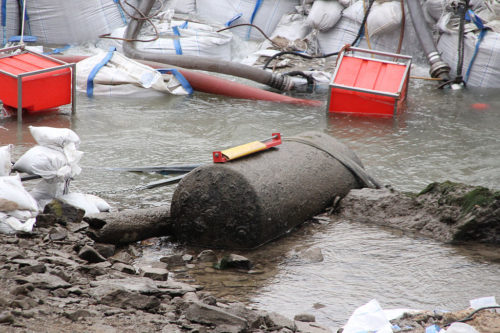 This British bomb from WWII was found in Koblenz in 2011.