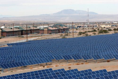 Large solar array