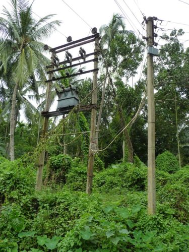 It can be hard to bring electricity to villages which are far away.