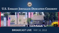 US State Department post about the opening of the Embassy in Jerusalem.