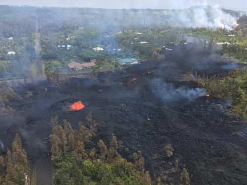 1,700 people have had to leave their homes because of the eruption.