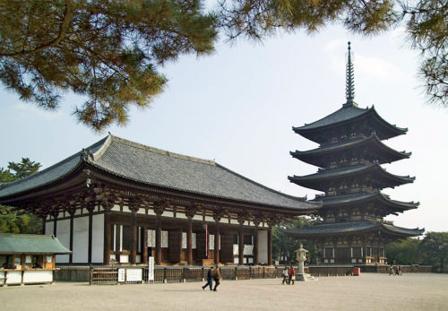 The funerals were held at the Buddhist temple Kofukuji in Japan.