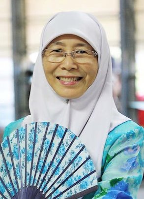 Wan Azizah, Anwar Ibrahim's wife.