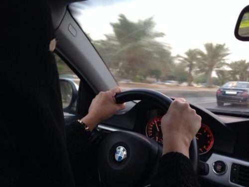 Women are now allowed to drive in Saudi Arabia.