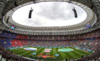 The opening event of the World Cup was held at Luzhniki Stadium in Moscow.