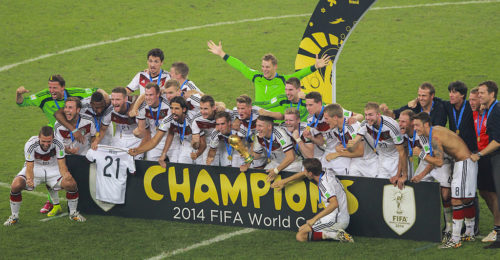 Germany, the winner of the 2014 FIFA World Cup, will play on Sunday.