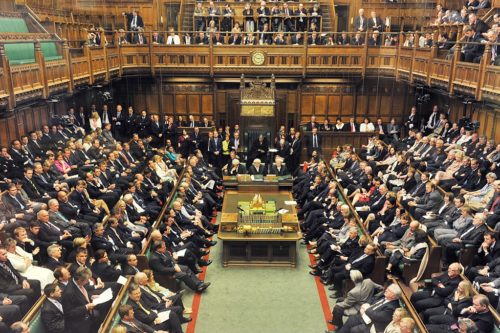 The House of Commons is part of the Parliament in the UK.