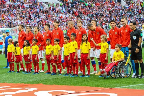 The Russian national soccer team.