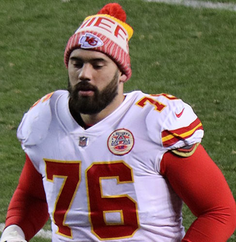 Laurent Duvernay-Tardif plays football for the Kansas City Chiefs.