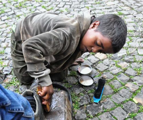 Shoe Shine Boy, Ethiopia.