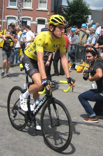 Geraint Thomas in the 2017 Tour de France.
