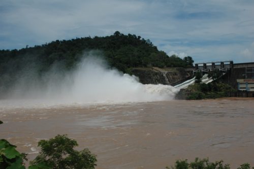 Laos has 46 working hydroelectric dams. They are planning on building 54 more.