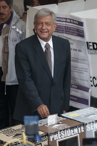 Mr. López Obrador voting in the 2012 presidential election.