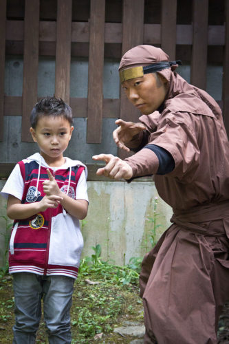 The Iga Ninja Museum teaches tourists ninja skills. It also puts on ninja shows.