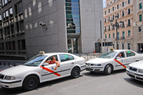 Taxi drivers are very serious about the protest.