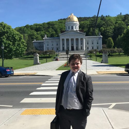 14-year-old Ethan Sonneborn is running to be governor of Vermont.