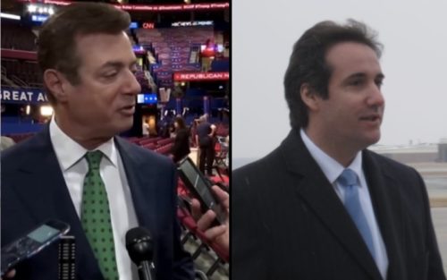 Paul Manafort and Michael Cohen