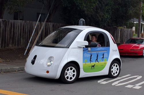 A Google self-driving car