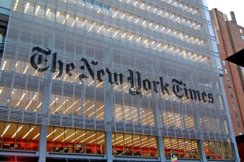 The New York Times Building.