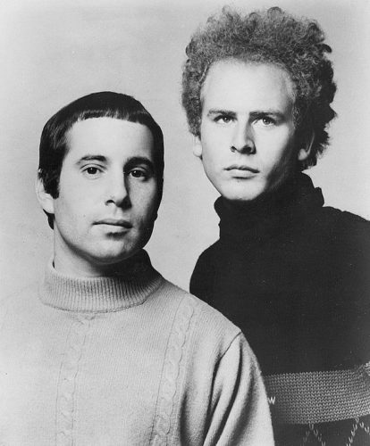 Paul Simon and Art Garfunkel in 1968.