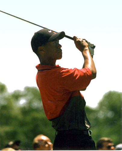 Tiger Woods during his first U.S. Open at Bethesda, Md.'s Congressional Country Club in 1997