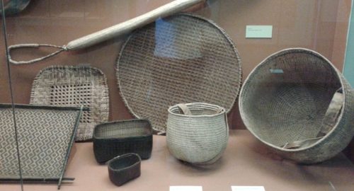 Baskets in the National Museum of Brazil.