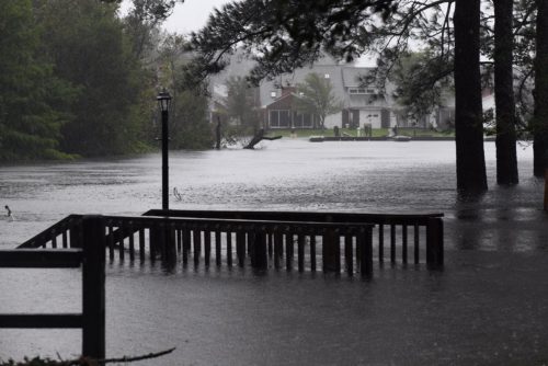 Flooded neighborhood