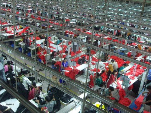 Garment factory in Bangladesh