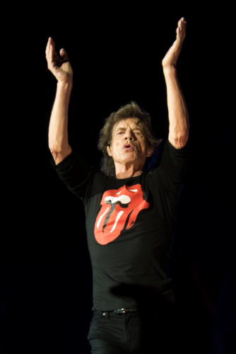 Mick Jagger at a Rolling Stones concert, Warsaw, July 2018