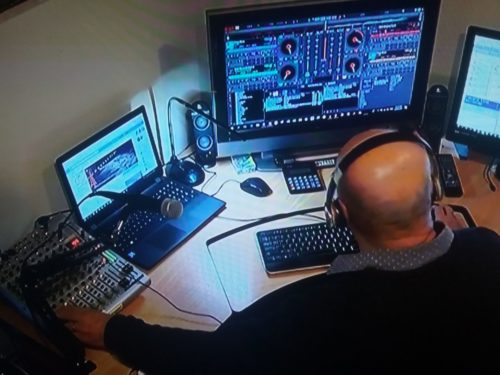 John Watson In his studio