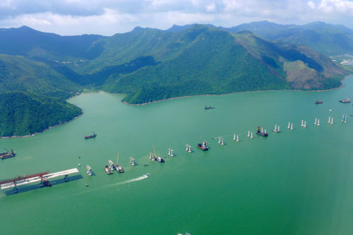 Construction of the Hong Kong-Zhuhai-Macao Bridge