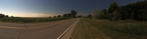 Photo taken north of Minatare, Nebraska at 11:49:36am on August 21, 2017 - one minute before totality of eclipse.