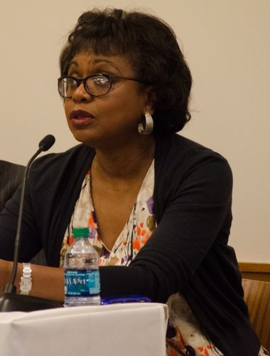 Anita Hill speaking in 2014.