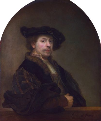 Rembrandt self-portrait, 1640.