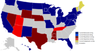 This map shows the 33 Senate seats that are being decided in the 2018 midterms.