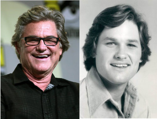 Kurt Russell at ages 65 and 23.