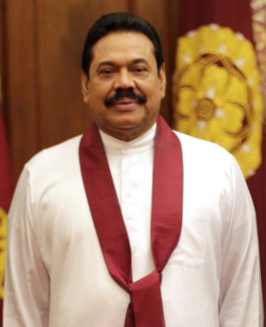 Photograph of 6th President of Sri Lanka,His Excellency Mahinda Rajapaksa - 2014