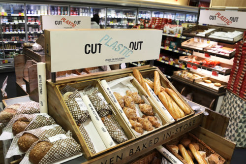 Thornton's Budgens grocery store has created a plastic-free area. The store has changed the way it packages around 1,700 items, so that they can be sold without using plastic.