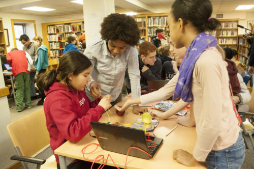 Friends' Central took part in the Hour of Code during Computer Science Education Week.